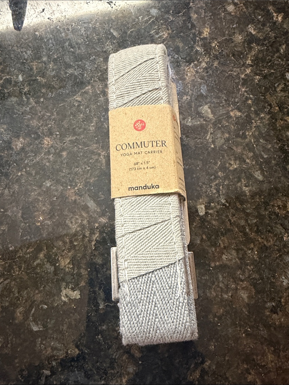 manduka Commuter Yoga Mat Carrier in Heather Gray Bliss
